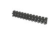 SOLERA Barrette de connexion "domino" 12 entr&eacute;es 6mm� noire 10