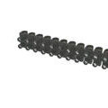 Connexions et raccordements sur Seyssins : SOLERA Barrette de connexion "domino" 12 entr&eacute;es 6mm� noire 10