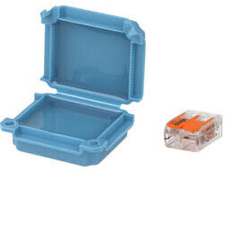 bis-electric Boite de jonction isolante "gel" avec 1 borne Wago 2 entr&eacute;es