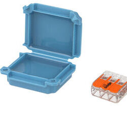 bis-electric Boite de jonction isolante "gel" avec 1 borne Wago 3 entr&eacute;es