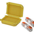 bis-electric Boite de jonction isolante "gel" avec 2 bornes Wago 2 entr&eacute;es Inline