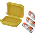 bis-electric Boite de jonction isolante "gel" avec 3 bornes Wago 2 entr&eacute;es Inline