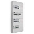 SIEMENS-Tableau 4 rang&eacute;es pr&eacute;-&eacute;quip&eacute; 4 inter. diff. 63A + 22 disjoncteurs