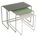 Salon sur Saint-Didier-sur-Chalaronne : fermob TRILOGIE DE TABLES BASSES GIGOGNES