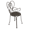 Chaises / bancs sur Saint-Didier-sur-Chalaronne : fermob CHAISE ANGE