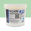 Mur / Fa&ccedil;ade sur Mont&eacute;limar : FACADE LABORATORY #23 - Peinture HYDRO Pliolite RAL 6019 - Vert blanc 5L