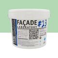 Mur / Fa&ccedil;ade sur Mont&eacute;limar : FACADE LABORATORY #23 - Peinture HYDRO Pliolite RAL 6019 - Vert blanc 15L