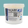 Mur / Fa&ccedil;ade sur Mont&eacute;limar : FACADE LABORATORY #23 - Peinture HYDRO Pliolite RAL 6034 - Turquoise pastel 5L
