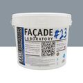 Mur / Fa&ccedil;ade sur Mont&eacute;limar : FACADE LABORATORY #23 - Peinture HYDRO Pliolite RAL 7001 - Gris argent 15L