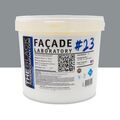 Mur / Fa&ccedil;ade sur Mont&eacute;limar : FACADE LABORATORY #23 - Peinture HYDRO Pliolite RAL 7045 - Telegris 1 5L