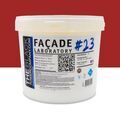 Mur / Fa&ccedil;ade sur Mont&eacute;limar : FACADE LABORATORY #23 - Peinture HYDRO Pliolite RAL 3000 - Rouge feu 5L