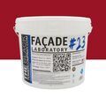 Mur / Fa&ccedil;ade sur Mont&eacute;limar : FACADE LABORATORY #23 - Peinture HYDRO Pliolite RAL 3002 - Rouge carmin 15L