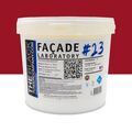 Mur / Fa&ccedil;ade sur Mont&eacute;limar : FACADE LABORATORY #23 - Peinture HYDRO Pliolite RAL 3002 - Rouge carmin 5L