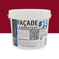 Mur / Fa&ccedil;ade sur Mont&eacute;limar : FACADE LABORATORY #23 - Peinture HYDRO Pliolite RAL 3003 - Rouge rubis 15L