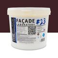 Mur / Fa&ccedil;ade sur Mont&eacute;limar : FACADE LABORATORY #23 - Peinture HYDRO Pliolite RAL 3007 - Rouge noir 5L