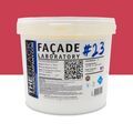 Mur / Fa&ccedil;ade sur Mont&eacute;limar : FACADE LABORATORY #23 - Peinture HYDRO Pliolite RAL 3018 - Rouge fraise 5L