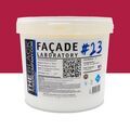 Mur / Fa&ccedil;ade sur Mont&eacute;limar : FACADE LABORATORY #23 - Peinture HYDRO Pliolite RAL 3027 - Rouge framboise 5L