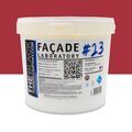 Mur / Fa&ccedil;ade sur Mont&eacute;limar : FACADE LABORATORY #23 - Peinture HYDRO Pliolite RAL 3031 - Rouge oriental 5L