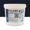 Mur / Fa&ccedil;ade sur Mont&eacute;limar : FACADE LABORATORY #23 - Peinture HYDRO Pliolite RAL 5004 - Bleu noir 5L