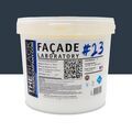 Mur / Fa&ccedil;ade sur Mont&eacute;limar : FACADE LABORATORY #23 - Peinture HYDRO Pliolite RAL 5008 - Bleu gris 5L