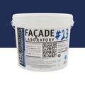 Mur / Fa&ccedil;ade sur Mont&eacute;limar : FACADE LABORATORY #23 - Peinture HYDRO Pliolite RAL 5013 - Bleu cobalt 15L