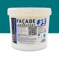 Mur / Fa&ccedil;ade sur Mont&eacute;limar : FACADE LABORATORY #23 - Peinture HYDRO Pliolite RAL 5020 - Bleu oc&eacute;an 5L