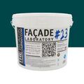 Mur / Fa&ccedil;ade sur Mont&eacute;limar : FACADE LABORATORY #23 - Peinture HYDRO Pliolite RAL 6004 - Vert bleu 15L