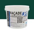 Mur / Fa&ccedil;ade sur Mont&eacute;limar : FACADE LABORATORY #23 - Peinture HYDRO Pliolite RAL 6005 - Vert mousse 15L