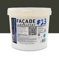 Mur / Fa&ccedil;ade sur Mont&eacute;limar : FACADE LABORATORY #23 - Peinture HYDRO Pliolite RAL 6006 - Olive gris 5L