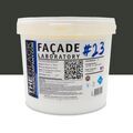 Mur / Fa&ccedil;ade sur Mont&eacute;limar : FACADE LABORATORY #23 - Peinture HYDRO Pliolite RAL 6015 - Olive noir 5L