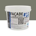 Mur / Fa&ccedil;ade sur Mont&eacute;limar : FACADE LABORATORY #23 - Peinture HYDRO Pliolite RAL 7003 - Gris mousse 15L