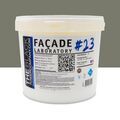 Mur / Fa&ccedil;ade sur Mont&eacute;limar : FACADE LABORATORY #23 - Peinture HYDRO Pliolite RAL 7003 - Gris mousse 5L