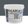 Mur / Fa&ccedil;ade sur Mont&eacute;limar : FACADE LABORATORY #23 - Peinture HYDRO Pliolite RAL 7011 - Gris fer 15L