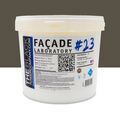 Mur / Fa&ccedil;ade sur Mont&eacute;limar : FACADE LABORATORY #23 - Peinture HYDRO Pliolite RAL 7013 - Gris brun 5L