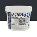 Mur / Fa&ccedil;ade sur Mont&eacute;limar : FACADE LABORATORY #23 - Peinture HYDRO Pliolite RAL 7021 - Gris noir 15L