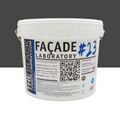 Mur / Fa&ccedil;ade sur Mont&eacute;limar : FACADE LABORATORY #23 - Peinture HYDRO Pliolite RAL 7022 - Gris terre d'ombre 15L