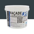 Mur / Fa&ccedil;ade sur Mont&eacute;limar : FACADE LABORATORY #23 - Peinture HYDRO Pliolite RAL 7026 - Gris granit 15L