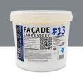 Mur / Fa&ccedil;ade sur Mont&eacute;limar : FACADE LABORATORY #23 - Peinture HYDRO Pliolite RAL 7046 - Telegris 2 5L