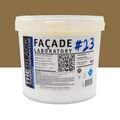 Mur / Fa&ccedil;ade sur Mont&eacute;limar : FACADE LABORATORY #23 - Peinture HYDRO Pliolite RAL 8000 - Brun vert 5L