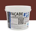 Mur / Fa&ccedil;ade sur Mont&eacute;limar : FACADE LABORATORY #23 - Peinture HYDRO Pliolite RAL 8012 - Brun rouge 15L