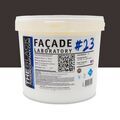 Mur / Fa&ccedil;ade sur Mont&eacute;limar : FACADE LABORATORY #23 - Peinture HYDRO Pliolite RAL 8019 - Brun gris 5L