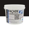 Mur / Fa&ccedil;ade sur Mont&eacute;limar : FACADE LABORATORY #23 - Peinture HYDRO Pliolite RAL 8022 - Brun noir 15L