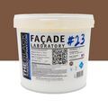 Mur / Fa&ccedil;ade sur Mont&eacute;limar : FACADE LABORATORY #23 - Peinture HYDRO Pliolite RAL 8024 - Brun beige 5L