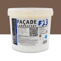 Mur / Fa&ccedil;ade sur Mont&eacute;limar : FACADE LABORATORY #23 - Peinture HYDRO Pliolite RAL 8025 - Brun p&acirc;le 5L