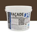 Mur / Fa&ccedil;ade sur Mont&eacute;limar : FACADE LABORATORY #23 - Peinture HYDRO Pliolite RAL 8028 - Brun terre 15L