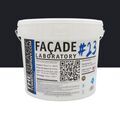 Mur / Fa&ccedil;ade sur Mont&eacute;limar : FACADE LABORATORY #23 - Peinture HYDRO Pliolite RAL 9011 - Noir graphite 15L