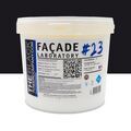 Mur / Fa&ccedil;ade sur Mont&eacute;limar : FACADE LABORATORY #23 - Peinture HYDRO Pliolite RAL 9017 - Noir signalisation 5L