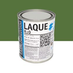 Laque Acrylique Primaire + Finition Microporeuse RAL 6025 - Vert foug&egrave;re 1L