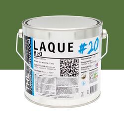 Laque Acrylique Primaire + Finition Microporeuse RAL 6025 - Vert foug&egrave;re 2,5L