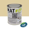 Mur sur Mont&eacute;limar : MAT #07 - Peinture finition acrylique mate Murs RAL 1014 - Ivoire 1L